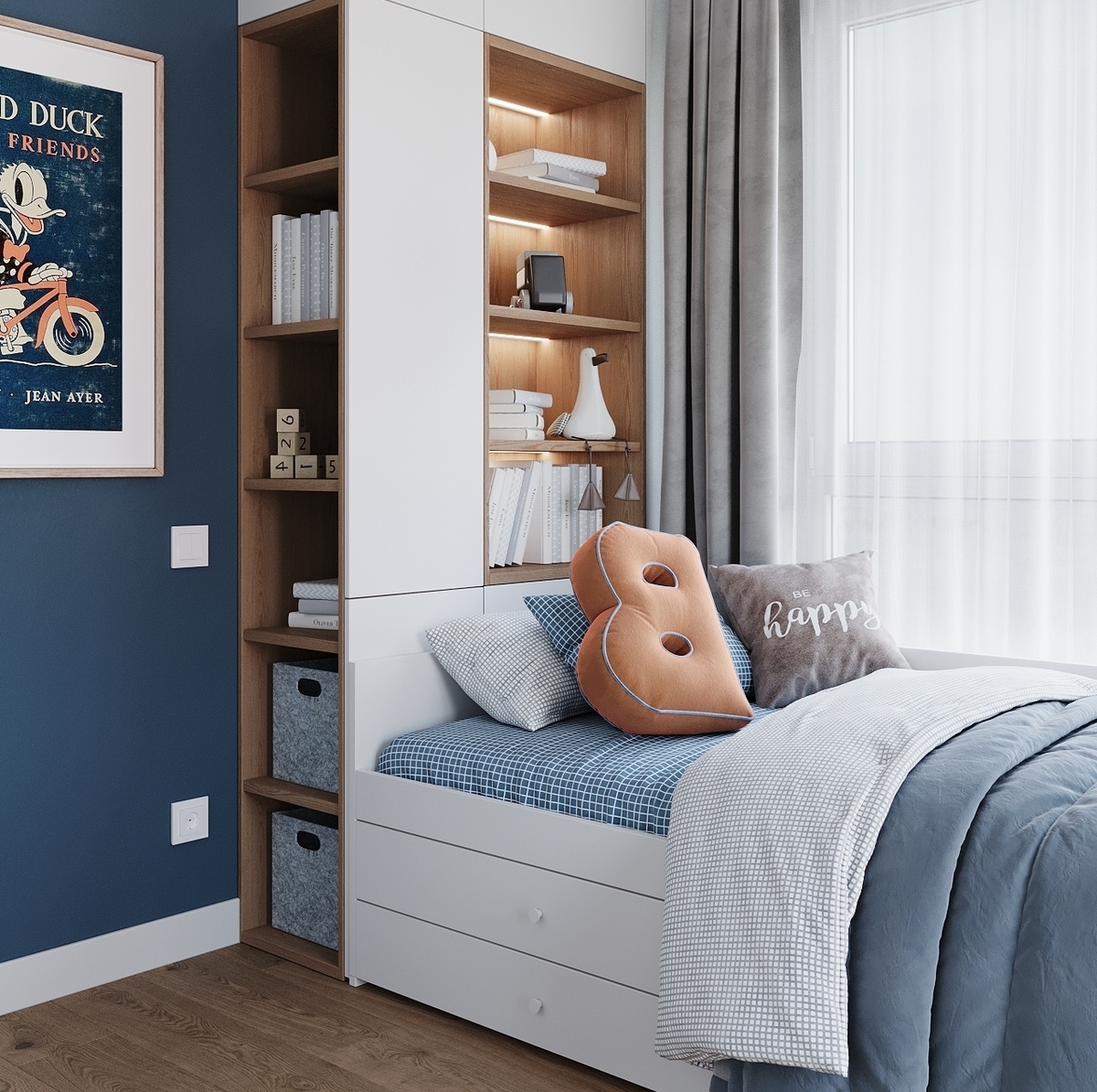 Дизайн проект квартиры ПИК Москва Дизайн интерьера детской в квартире ПИК