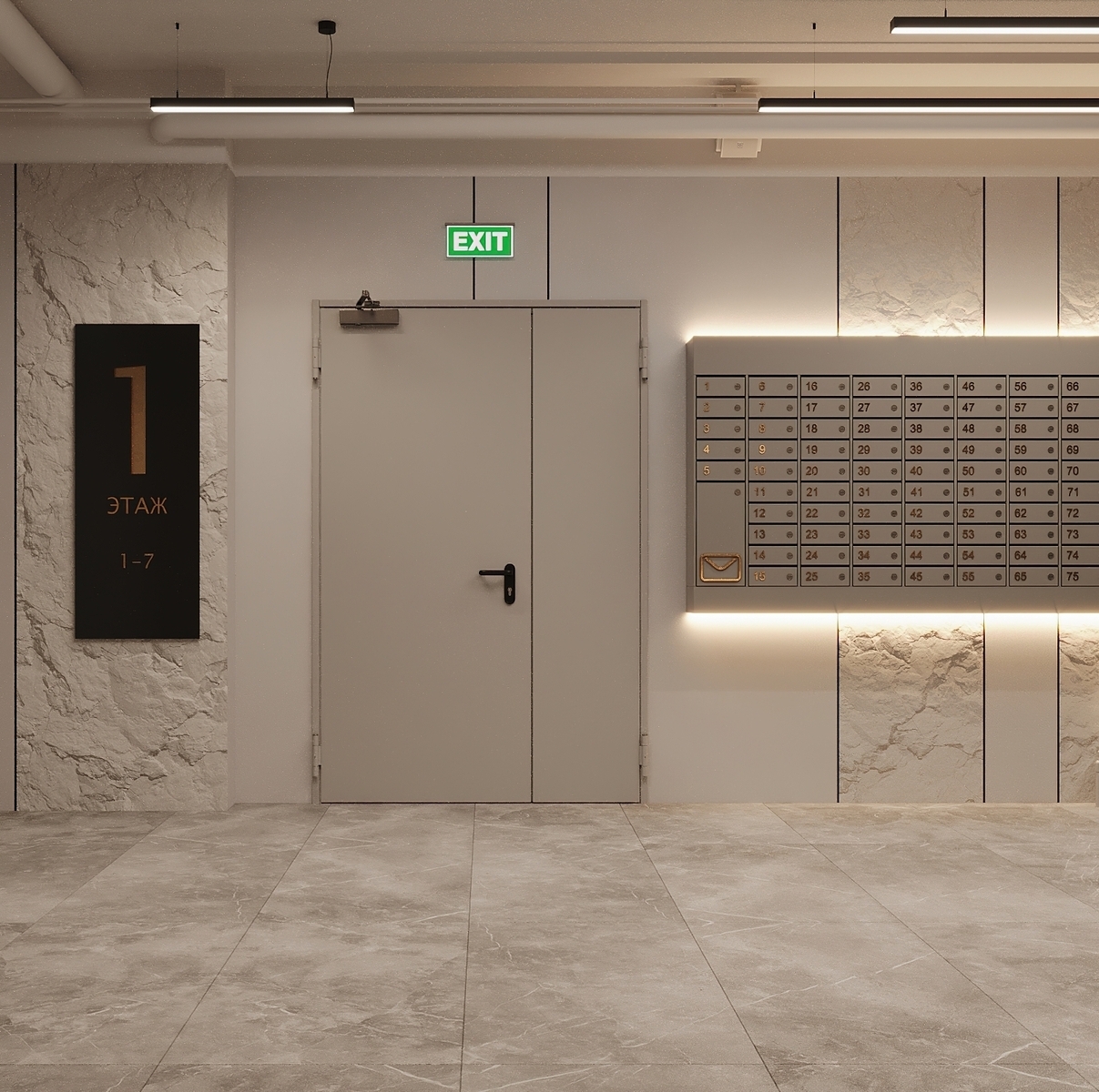 Холлы и входные группы в жк ДИзайн интерьера мест общего пользования жк