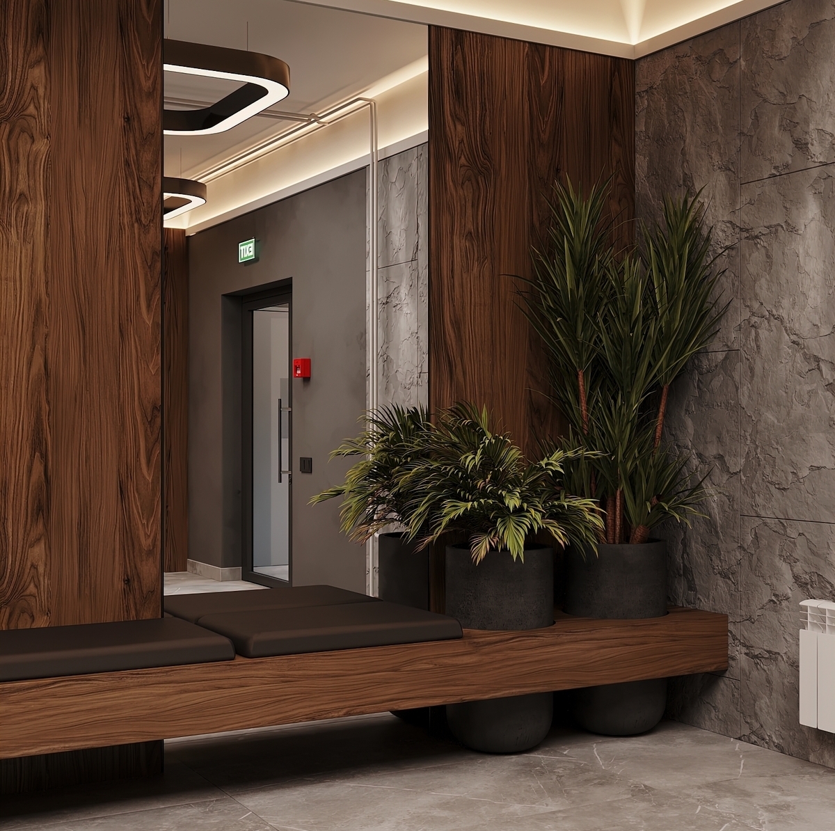 Места общего пользования, Интерьер моп ДИзайн мест общего пользования премиум
