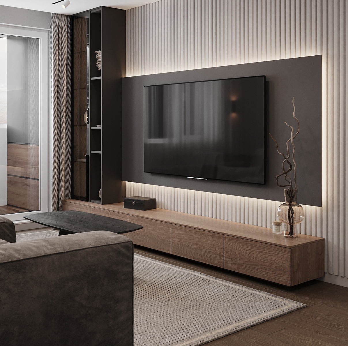 минимализм в интерьере, дизайн п44т дизайн квартиры вторичка г. Москва 13-ая парковая минимализм